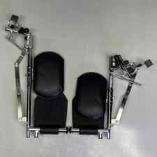 DRIVE (PAIR) Aluminum Articulating Elevating Leg Rests 1-1/2" Spacing STDELR-AL