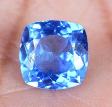 Natural Blue Jeremejevite 3.60 Ct Cushion Namibia Certified Unheated Loose Gems