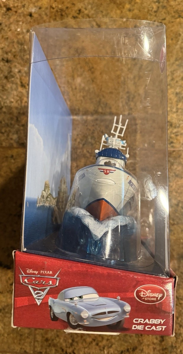 Disney Pixar Cars 2 CRABBY BOAT WITH ROLLING BASE Disney Store