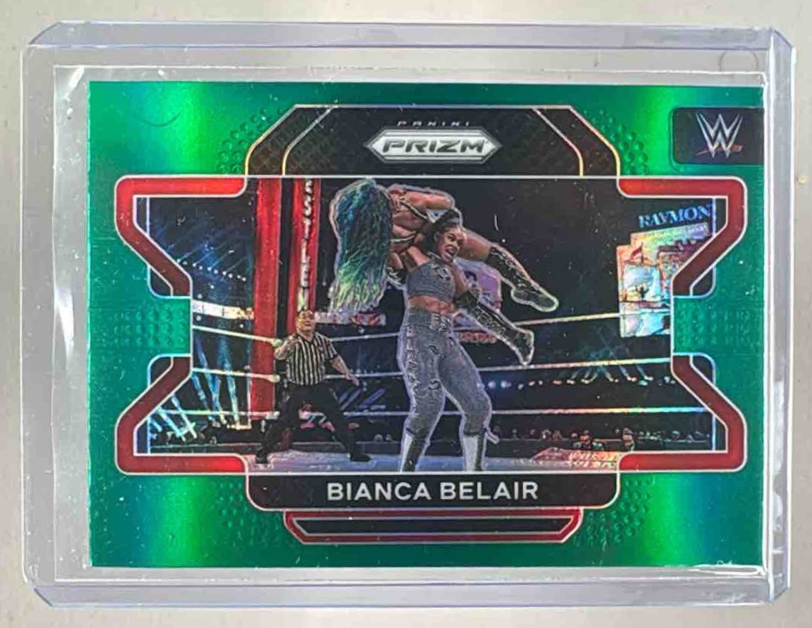 Bianca Belair 2022 Panini Prizm WWE #9 Green