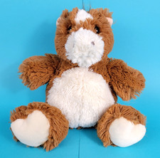 Animal Alley Sitting Brown Horse 10" Plush Doll Mascot Stuffed Animal Soft