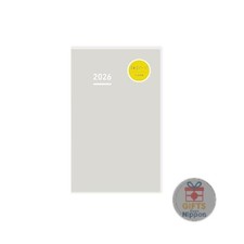Kokuyo Jibun Techo DAYs Mini 2026 B6 Slim Gray Daily Monthly Planner New