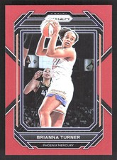 2023 Panini Prizm WNBA #27 Brianna Turner Red #/199