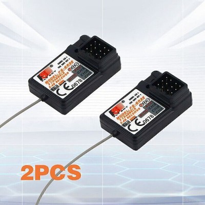 2x FlySky FS-GR3E 3CH 2,4GHz Empfänger für FS-GT2/GT3/GT3B/GR3C RC Auto & Boot
