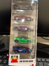 2025 Hot Wheels HW Motor Show 5 Pack With Ferrari SF90