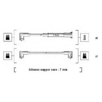 ZüNdleitungssatz FüR BMW 5-Er E28 E34 E39 2.0 2.2 81 Bis 03 Magneti Neu Original