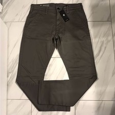 G-Star Raw Men's Skinny Chino Pants Gray New