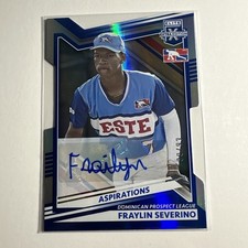 2022 Panini Elite Extra Edition /93 Fraylin Severino #195 Die Cut Auto