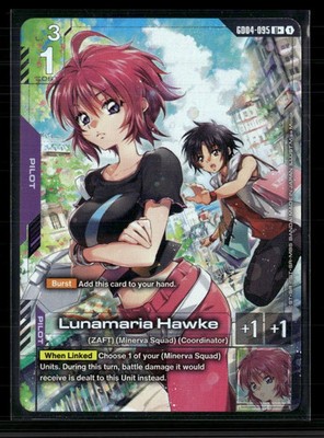 Gundam Card Game Lunamaria Hawke (U+) Phantom Aria U+   GD04-095 Holofoil