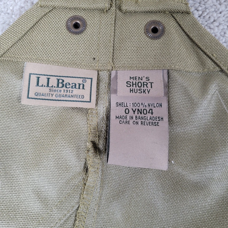 LL Bean Gaiters Hunting Chaps Men’s Size Short Husky Polyester Heavy Leg - Image 4 of 4