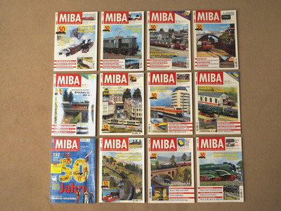 MIBA Die Eisenbahn im Modell,  Kompletter Jahrgang 1998, 12 Hefte, Jubiläumsheft