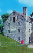 postcard mount vernon va virginia george washington grist mill