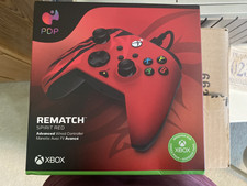 PDP Rematch Spirit Red Wired Controller 8ft for Xbox Series X S Xbox One PC