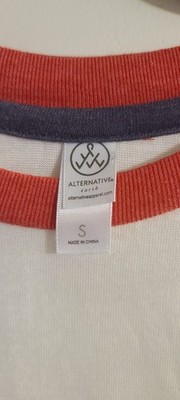 Alternative Apparel Star Sleeve Baseball Tee   Red, White & Blue