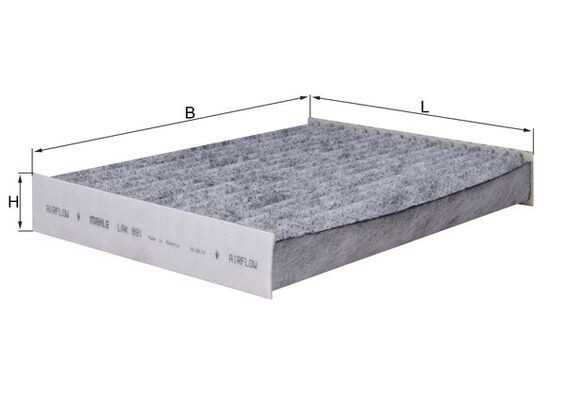 LAK 891 Knecht filter, cabin air for Dacia, Nissan, Renault