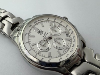 TAG HEUER Link Chronograph Automatic White Dial Cal 36 Zenith El Primero - 42 mm