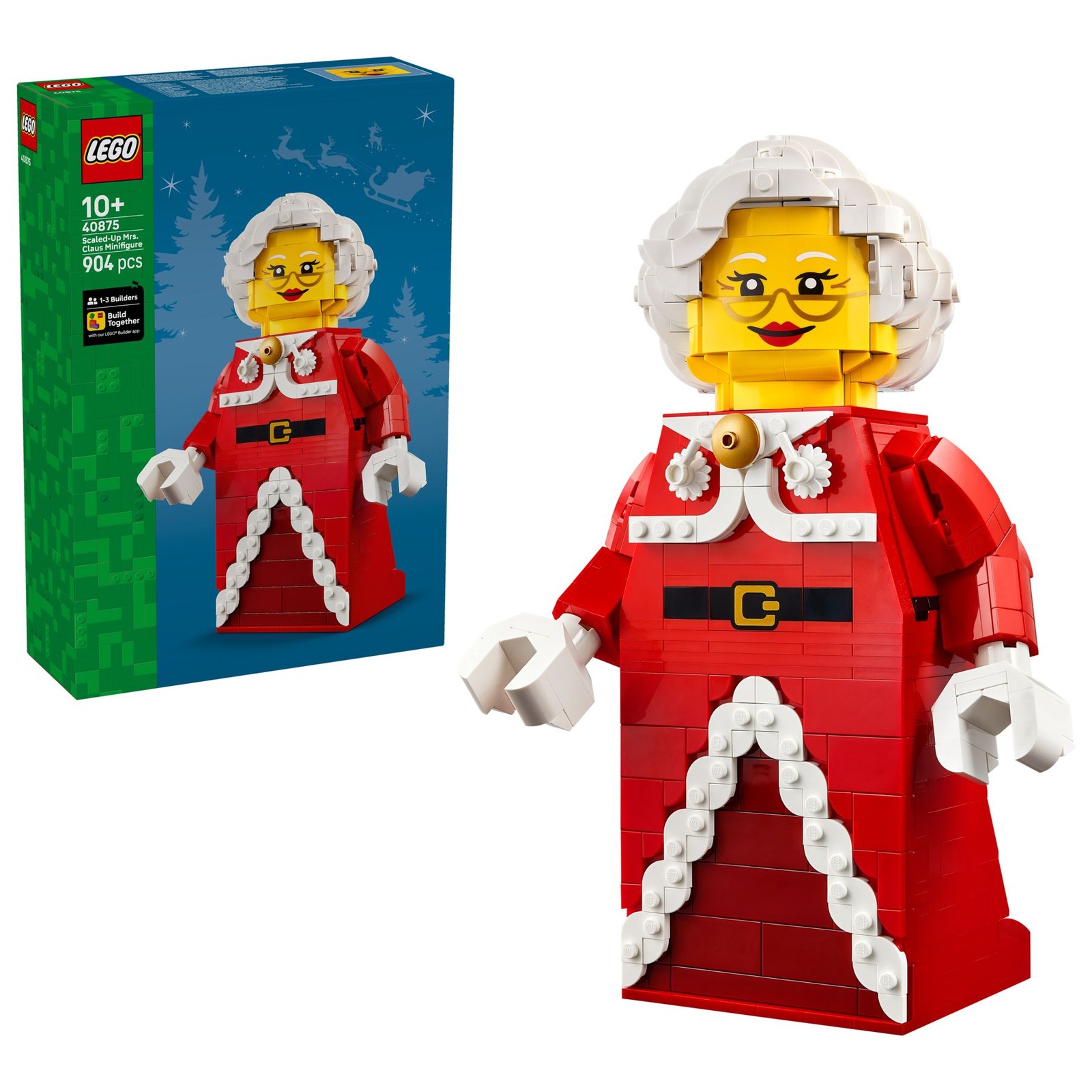 LEGO® 40875 Große Frau Weihnachtsmann-Minifigur NEU OVP EXKLUSIV! HO!HO!HO!