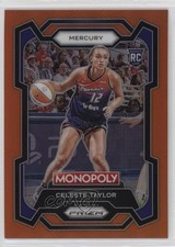 2024 Panini Prizm Monopoly WNBA Orange Prizm 70/124 Celeste Taylor #66 1cx3