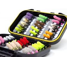 36 Mop Flies Assortment with Waterproof Fly | Mop Jig Tungsten Bead and Barbe...