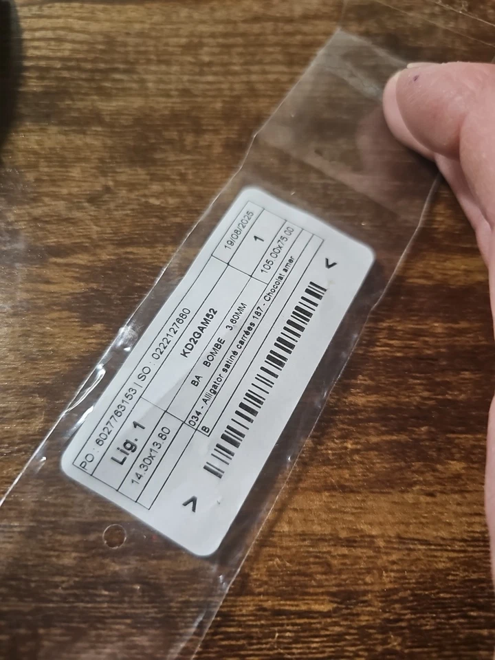 Cartier Watch 14.3/13.8mm OEM Chocolate Brown Alligator Leather Strap KD2GAM52 - Image 4 of 4