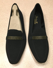 CLEO'S BY SKECHERS CLEO SNIP HIGH FASHION BLACK LOAFERS SLIP ONS WOMENS 10 NIB