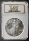 2001 $1 American Silver Eagle Dollar NGC MS69
