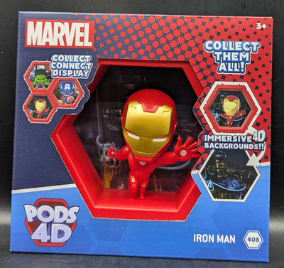 Wow! Stuff Pods 4D Marvel Iron Man No. 408 MISB Neu