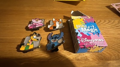 Disney Brush of Magic Mystery Pin Box Todd Fox and the Hound