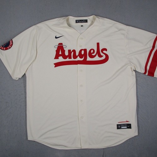 Nike Los Angeles Angels Shohei Ohtani City Connect Jersey Cream Mens 3XL T7X0