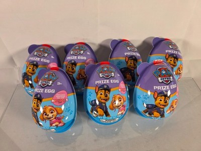 Lot of 7 Paw Patrol Filled Egg Candy Smarties tart to fill Easter Basket