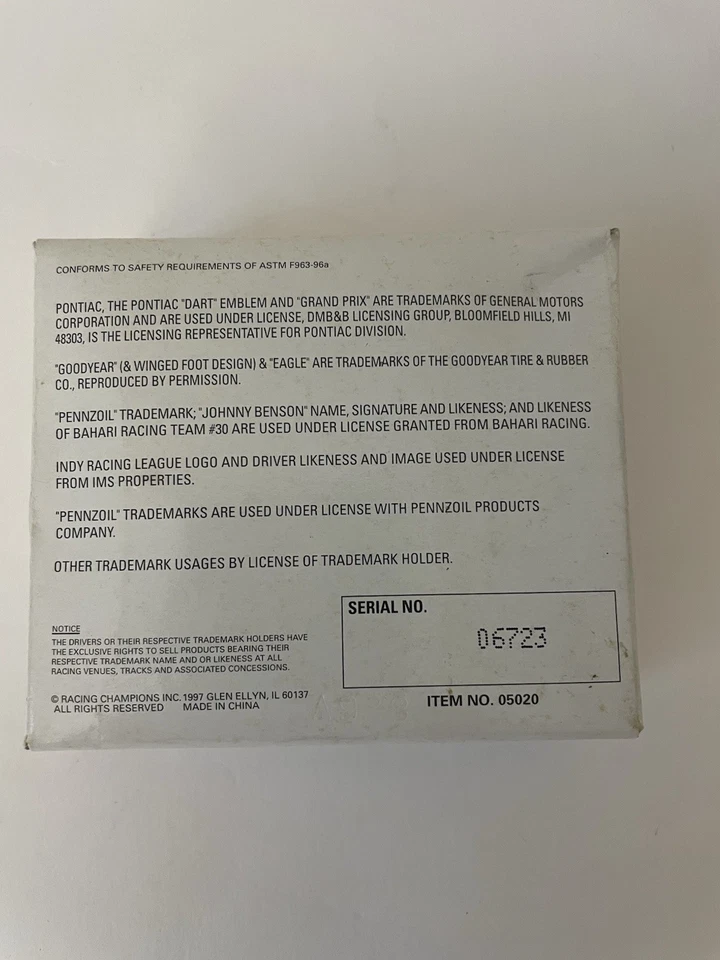 Vintage Pennzoil 1997 Limited Edition Collector Set Racing Cars #21 & #30 - Image 3 of 4