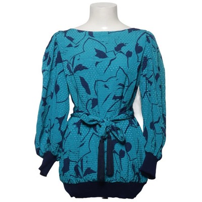 Pas Mal Stockholm, Kleid, Größe: M, Blau, Blumen, Damen #LP5