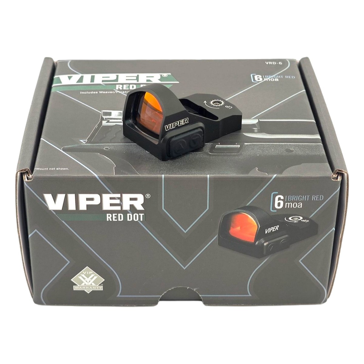 Vortex VRD-6 Viper Red Dot MOA with Picatinny Rail Mount for