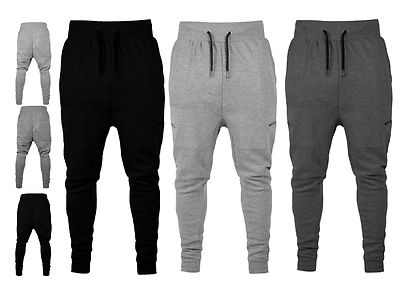 New Mens PQ Slim Fit Tracksuit Bottoms Skinny Jogging Joggers Sweat Pant  Trouser | eBay