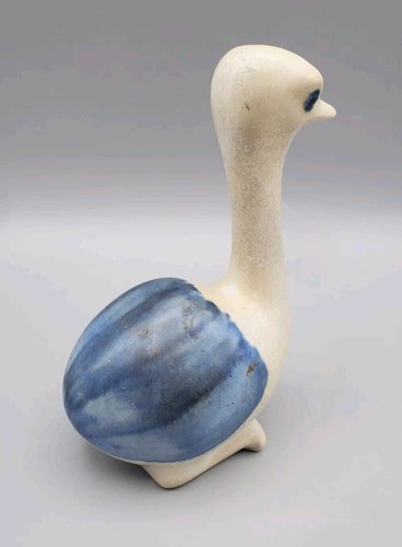 Knud Basse Denmark Strauß 5 Zoll Figur dänisches Steinzeug Kunst Keramik signiert KB - Bild 6 von 6