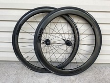 Set ruote freno cerchio clincher carbonio Enve SES 3.4 - DT mozzi svizzeri Shimano-11spd.