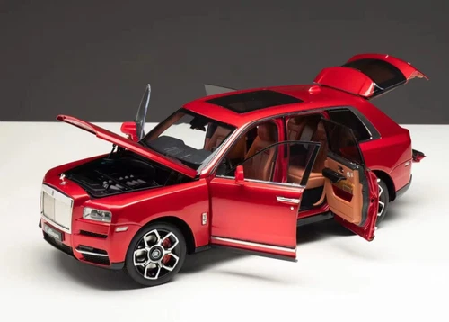 1/18 Rolls Royce Cullinan red limited edition Diecast Fully-opened Dealer - Picture 2 of 10
