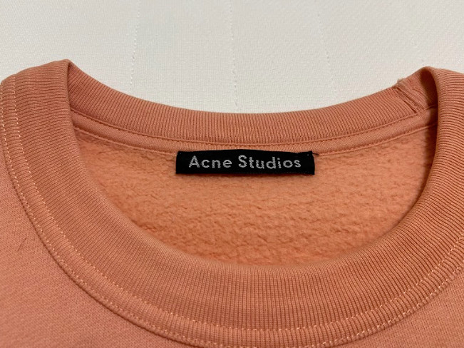 Authentic Acne Studios Men's face-patch crewneck … - image 5