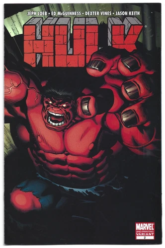 Hulk #2 2nd Print Ed McGuinness Variant 1st Full Red Hulk Marvel 2008 VF/NM