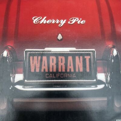 Warrant - Cherry Pie - Used Vinyl Record 7 - 49 - P8100z