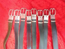 9 Beautiful Belts, Leather, 84cm to 70cm, New 