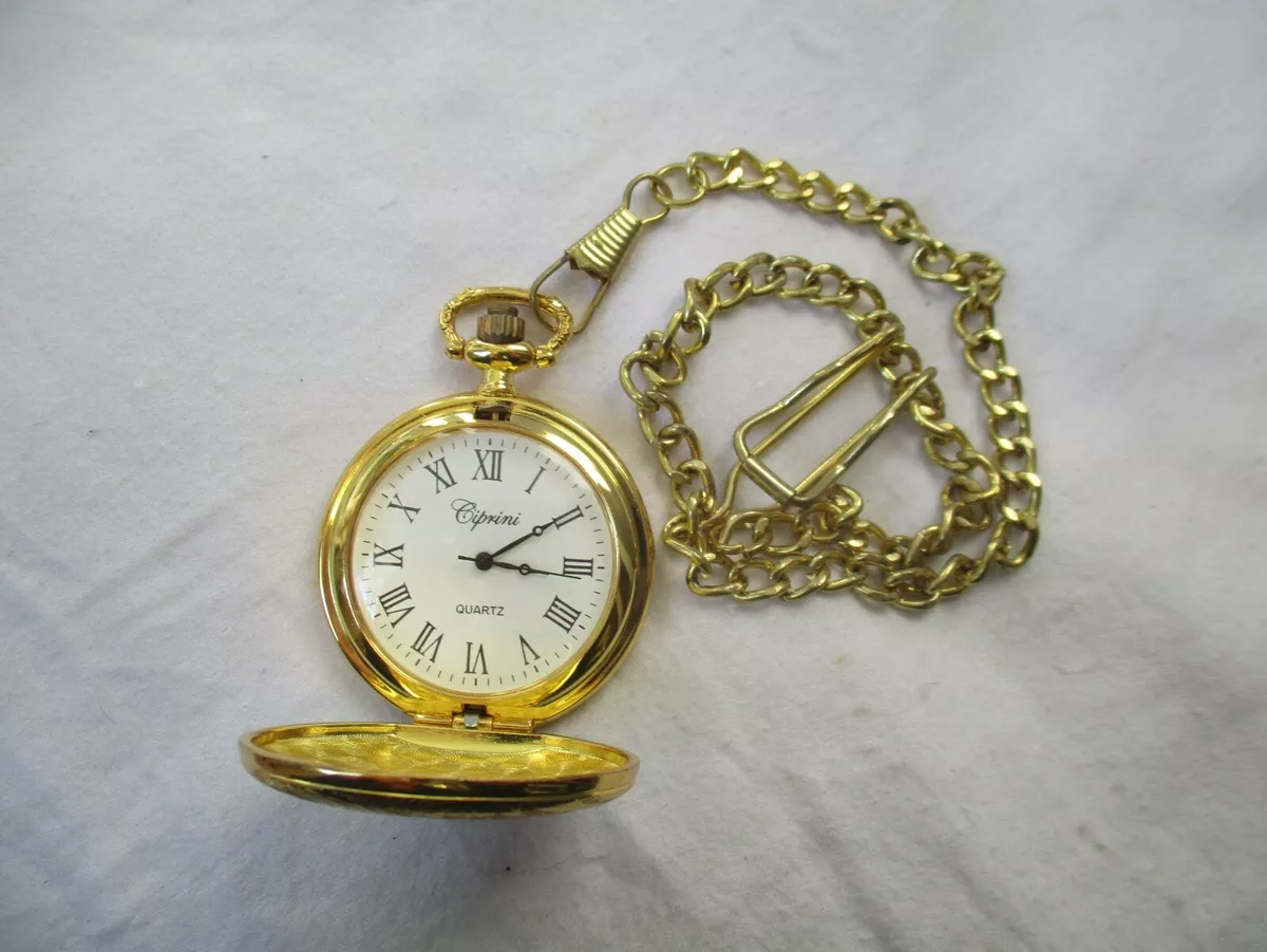 Ciprini Analog Pocket Watch with Quartz Movement eBay