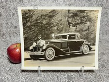 Rare 1929 Antique Photograph Isotta Fraschini Tipo 8a Car Italy Automobile
