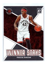 2022-23 Donruss Optic Basketball #3 Pascal Siakam Winner Stays Toronto Raptors