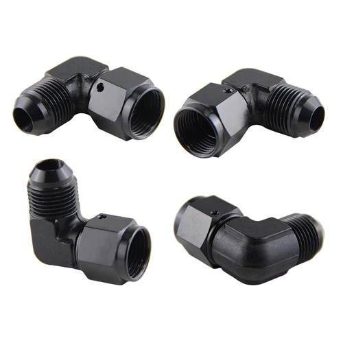 Courempla&ccedil;ant &agrave; Percussion En Aluminium AN4/6/8/10/12 M&acirc;le &agrave; Femelle R&eacute;sistant &agrave; 45/90,raccord