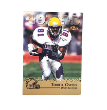1996 Classic NFL Rookies Gold #94 Terrell Owens RC Rookie Card  49ers