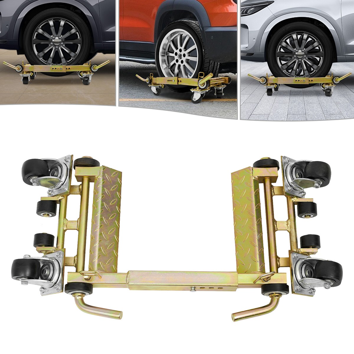 1T Wheel Dolly Tire Jack Lift 2200LBS Vehicle Positioning Car