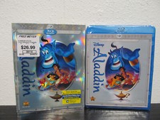 Aladdin  Blu-Ray  DVD  Digital  Slipcover 2015 Diamond Edition  New Sealed