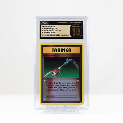 Pokémon Karte 'Wartung' (79/108) – Reverse Holo, Aus Dem XY Evolutions Set