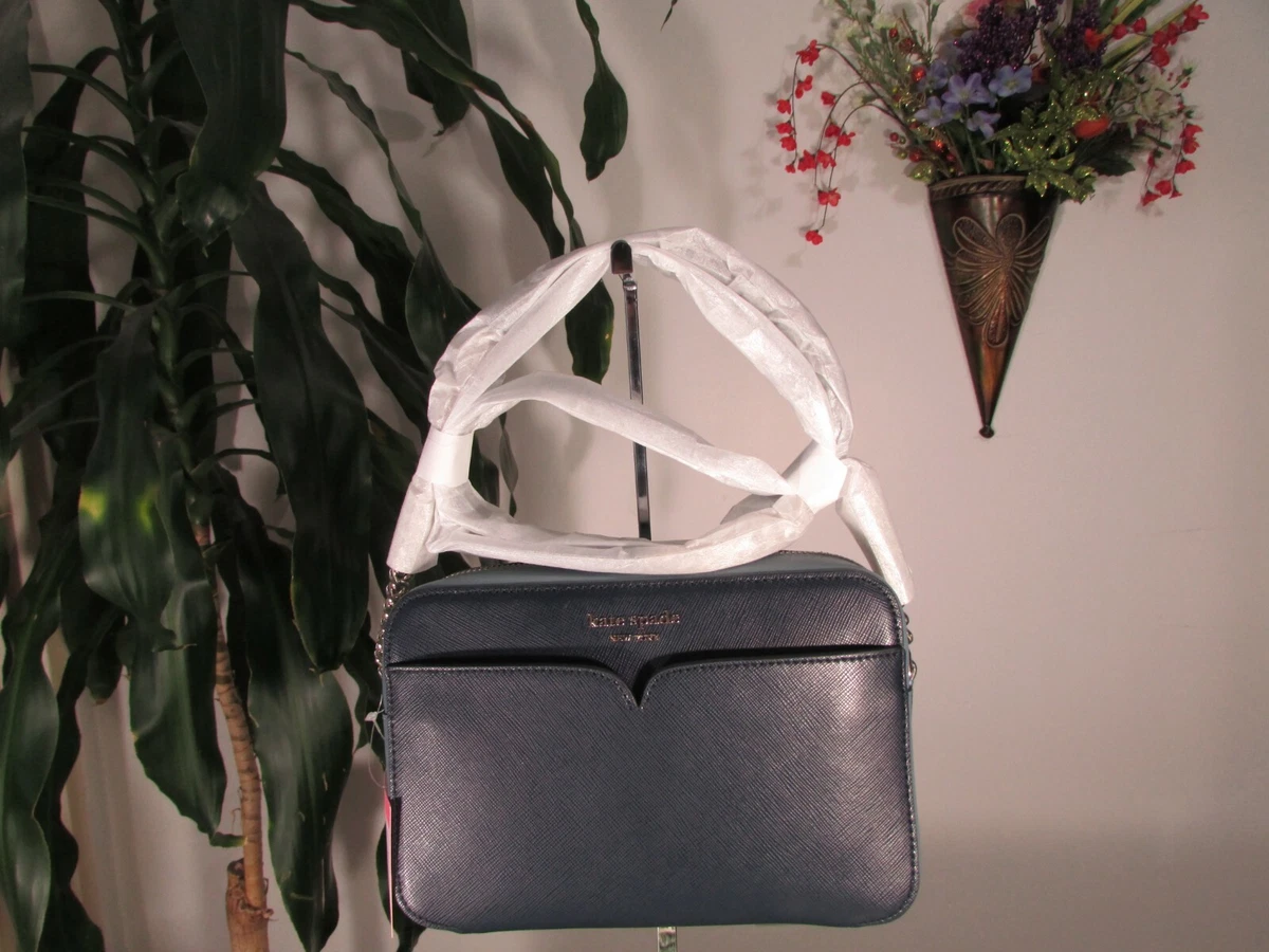 NWT Kate Spade Saffiano Leather Wednesday Medium Camera Bag Nightcap Multi